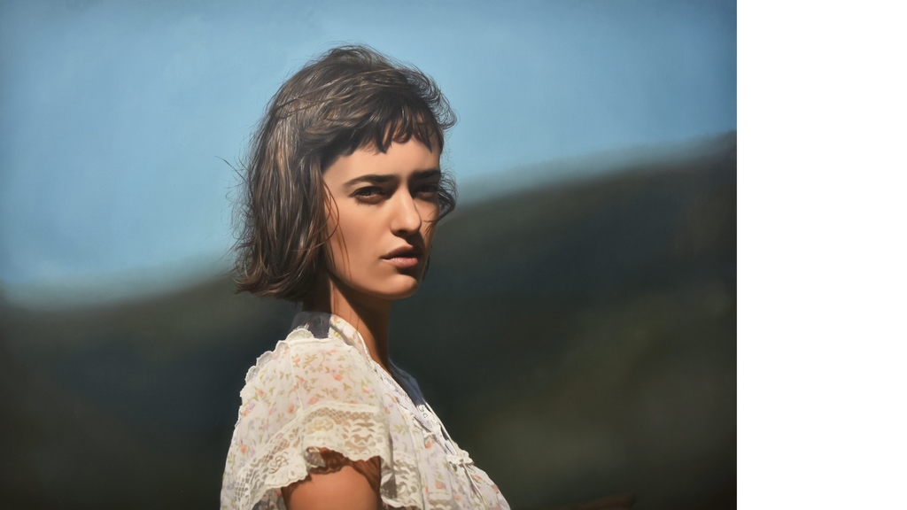 《Untitled; Olya》（2016）（此為原圖，圖片由 Yigal Ozeri 和 Opera Gallery 提供）