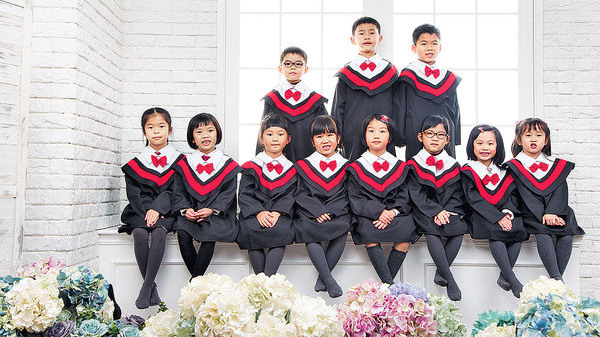 Mandy說，小兒子今年讀K1，畢業時也會考慮拍畢業照。（幸福宣言提供）