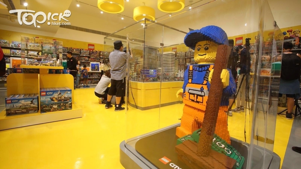 旺角朗豪坊的LEGO專門店。(湯炳強 攝)