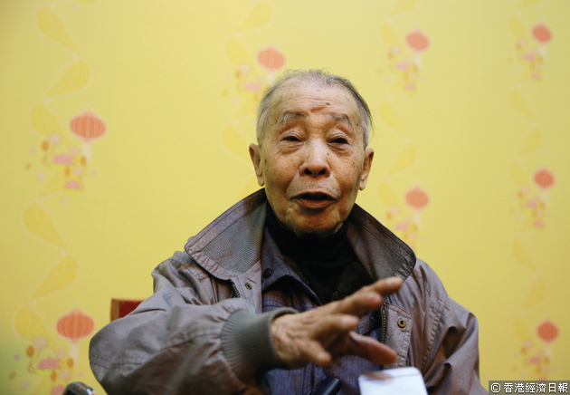 年屆88歲的粵劇界老前輩黃君林。（梁偉榮攝）