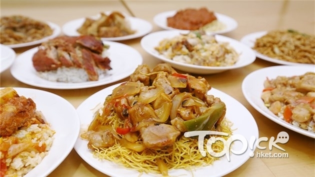 消委會測試市面10種常見碟頭粉麵飯，發現味菜排骨炒麵平均鈉含量最高，每100克含約470毫克鈉。（譚德潤攝）