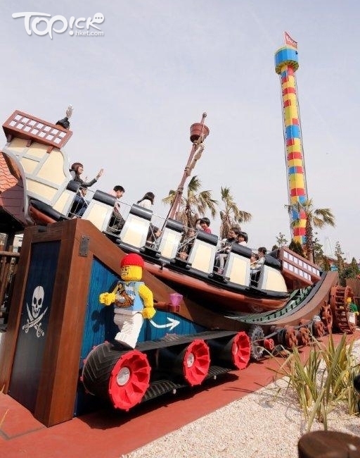  名古屋LEGOLAND 內也有不少機動遊戲。(U Magazine相片)