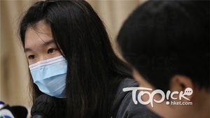 43歲婦人鄧桂思因急性肝衰竭亟需換肝續命，長女Michelle（圖）尚差3個月才滿18歲法定器官捐贈年齡，懇求當局法外開恩，批准她捐肝救母。（陳國峰攝）