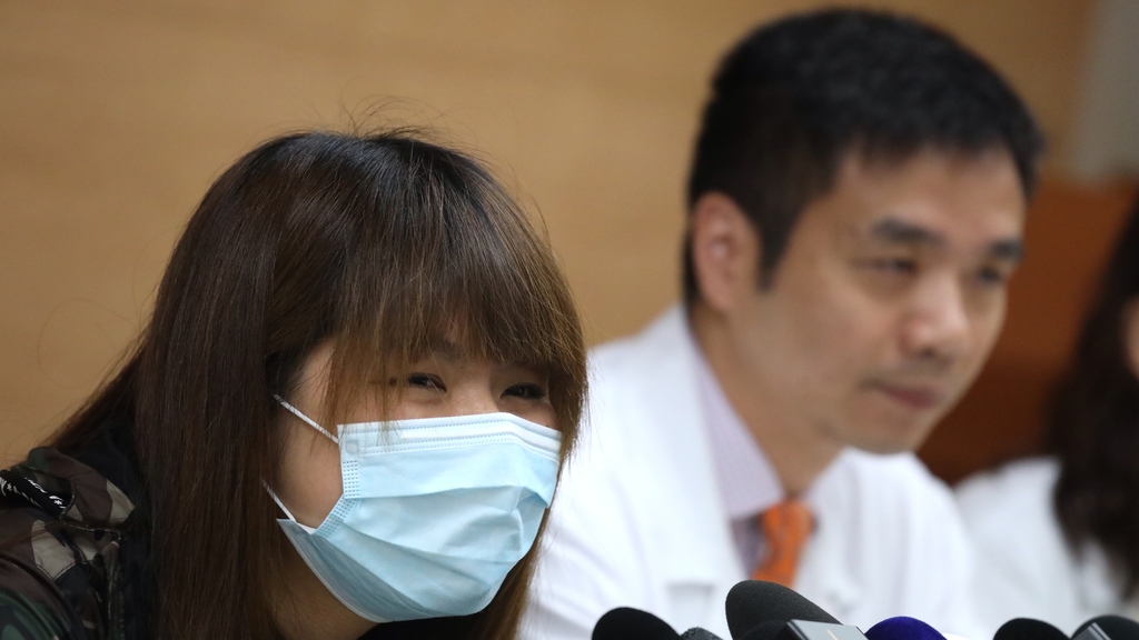 捐肝救人鄭凱甄坦言自己非常怕痛，但救人要緊，決定捐肝。(張永康攝)