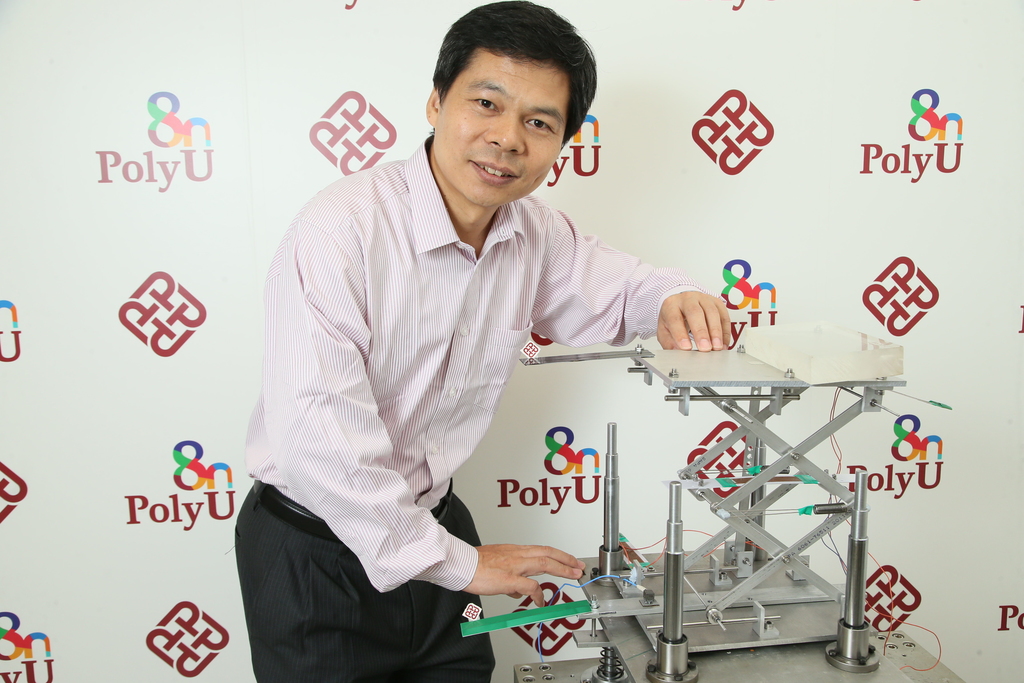 景興建參照動物肢體構造研發創新抗振結構。（理大提供照片）
