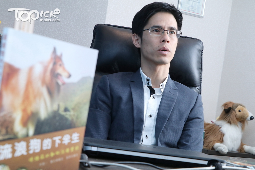 因馬田的緣故，鄭志樂醫生對動物治療多了一份認識和體會。（陳智良攝）