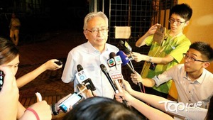 雷其昌指，校董會在會議後作出3個重大決定。(經濟日報記者攝)