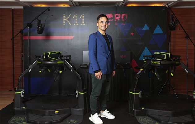 K11創始人鄭志剛先生推動電競文化，打造革命性創意科技商業生態圏。（相片來源：新世界發展有限公司）