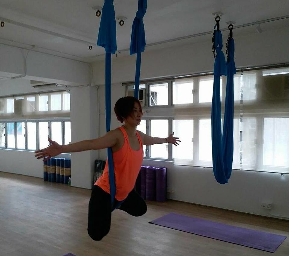 為預備開騷，湯記最近玩瑜伽keep fit。（圖片：湯寶如facebook）