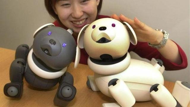 Sony在01年至03年推出的AIBO機械寵物狗。（網上圖片）