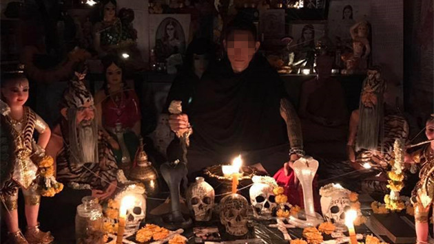 被捕姓凌疑犯fb上載開壇照片
