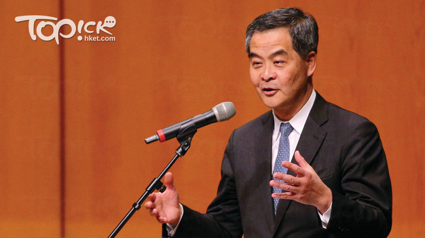 前特首、全國政協副主席梁振英出席「回歸20周年-國家與香港研討會」。（馮漢柱攝）