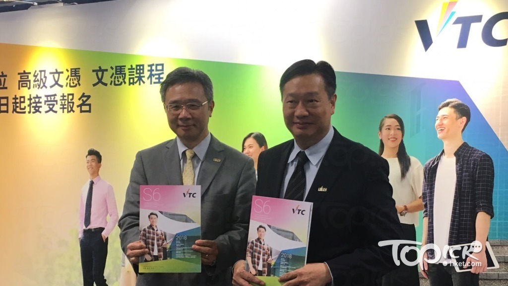 職練局副執行幹事鍾志杰（左）及職業訓練局高級助理執行幹事（教務）余國柱。（經濟日報記者攝）