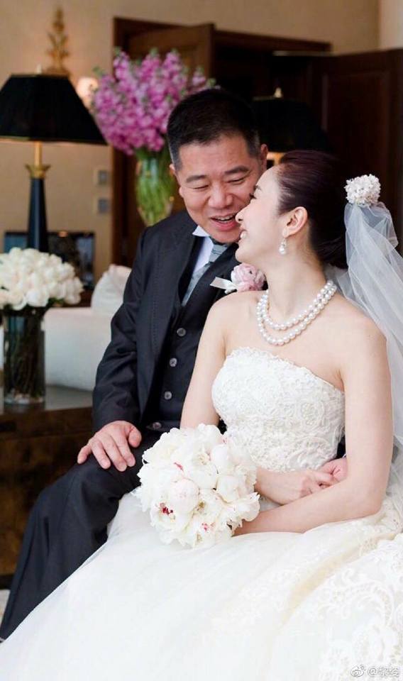 9年前的婚照。（黎姿facebook）