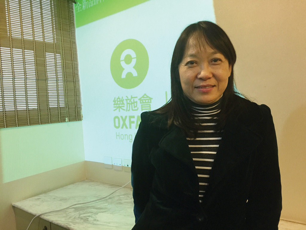 香港樂施會總裁梁詠雩指英樂施會醜聞風波令逾香港樂施會的700位月捐者停止捐助 