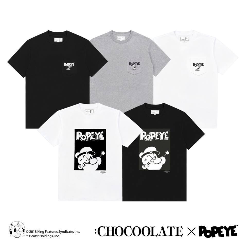 印花Pocket Tee $199 /  印花圖案Tee $199