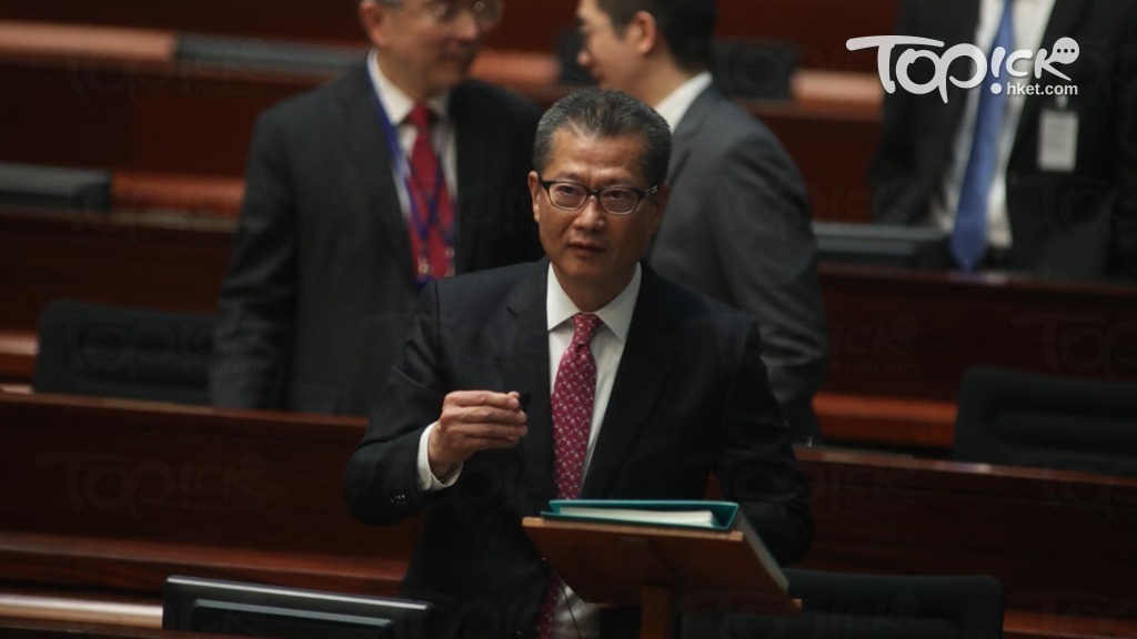 陳茂波指，「一帶一路」倡議及大灣區發展開拓香港新的市場版圖。（林宇翔攝）