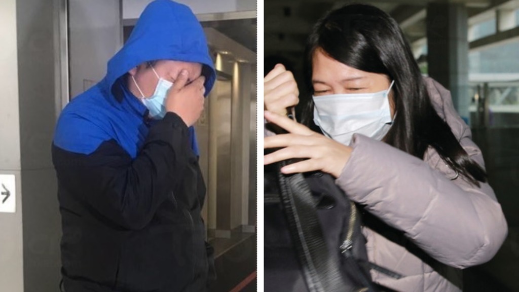 7歲女童疑被疏忽照顧險死，女童母親王榮汶(右）和父親凌耀忠（左）被起訴。(經濟日報資圖片)