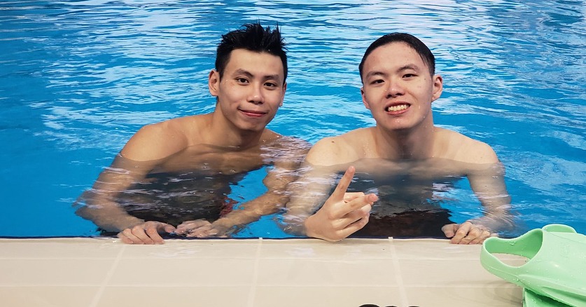 兒子林浩賢是香港泳隊成員。（照片來源：林浩賢IG）