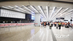 高鐵西九龍總站售票大堂。（經濟日報資料圖片）