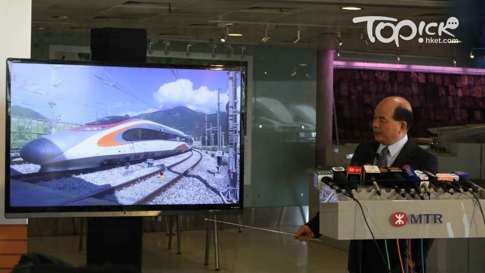 港鐵公佈廣深港高鐵試運行期間發生車輪離軌事故的調查報告。（張永康攝）