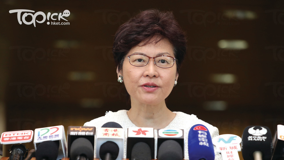 港鐵主席馬時亨「OK論」拒披露更多高鐵事故資料，特首林鄭月娥指他「無心」。（林宇翔攝）