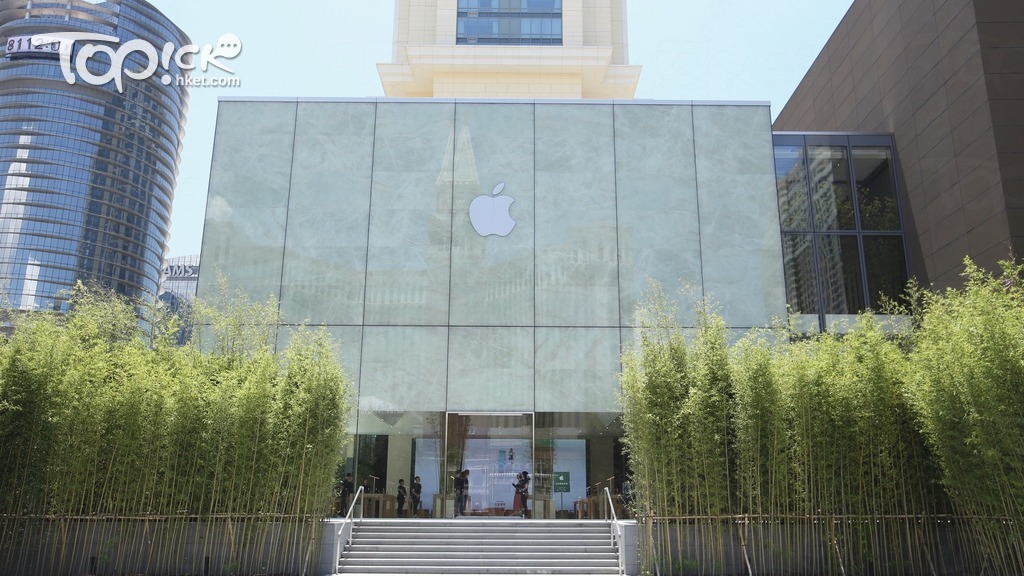 蘋果在澳門的第二間Apple Store，位於氹仔金沙城中心，樓高三層。（曾有為攝）