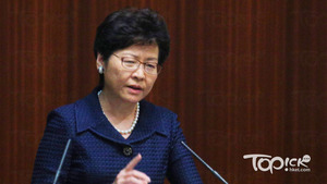 林鄭月娥稱，要在工程界找一位跟港鐵沒有關係的業內人士，擔任獨立調查委員會成員，事實上是不容易，因此需時較久。（馮漢柱攝）