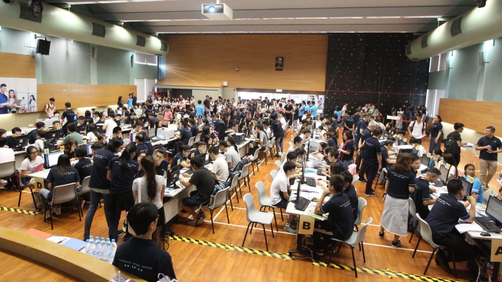 職業訓練局（VTC）開放10間成員院校進行統一收生。（冼偉倫攝）
