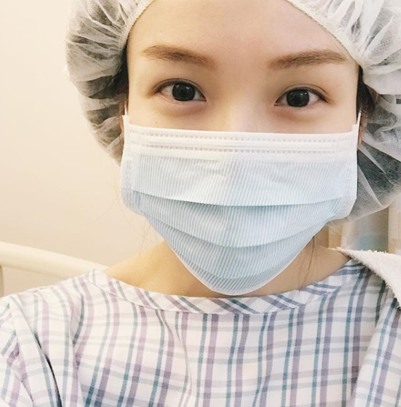 李佳芯去年10月在 instagram表示要入院做手術。（照片來源：aliaime instagram）