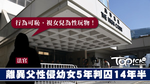 攝影店東性侵女兒5年囚14年半，官斥視女兒為性玩物。