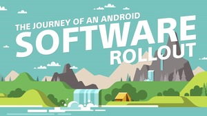 Sony製作了一張詳細的資訊圖表，解釋Android系統升級的漫長過程。（圖片來源：Sony官網）