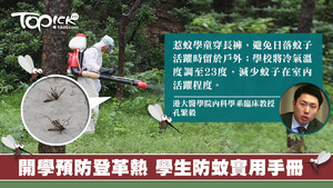 有中小學及幼稚園已加裝蚊燈等，加強校內滅蚊，宣佈家長可申請為子女穿長袖衫褲上學以防蚊叮。
