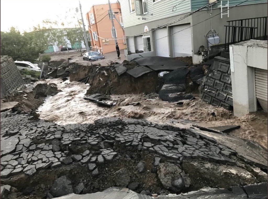 日本北海道於今天發生6.7強烈地震。