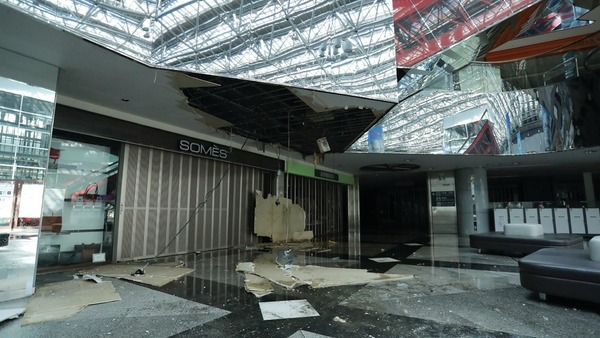 北海道發生6.7級地震，多處地方損毀嚴重。（法新社圖片）