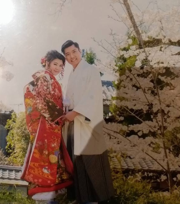 李偉健跟女友今年初已在日本上拍婚照。（facebook圖片）