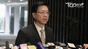 馬凱以旅客身份仍被拒入境，保安局局長李家超稱入境管制「好正常」。（車耀開攝）