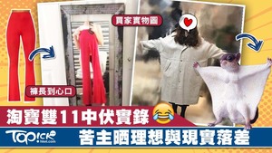 買家展示在淘寶買入的貨物，與網上示意圖極度不符。