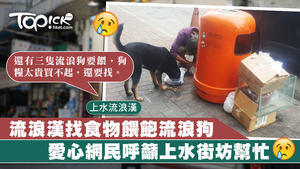 不少上水街坊留言，表示如果遇到流浪漢定必上前幫忙。