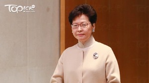 林鄭月娥。（陳偉英攝）