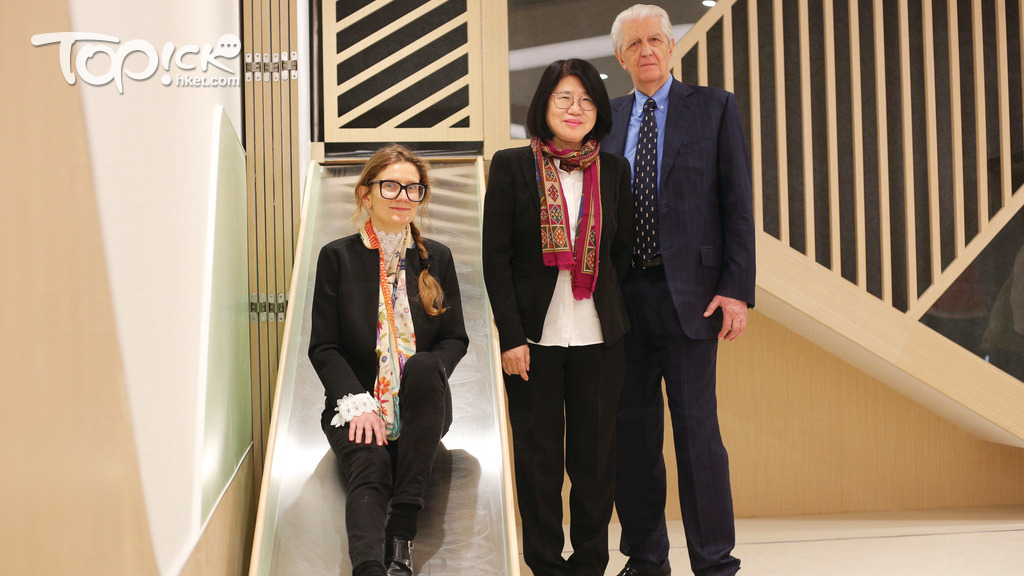 意大利國際幼稚園 (左起）校董Giulia Ziggiotti，創辦人魏昭鳳，創辦人Franco Cutrupia。（馮漢柱攝）