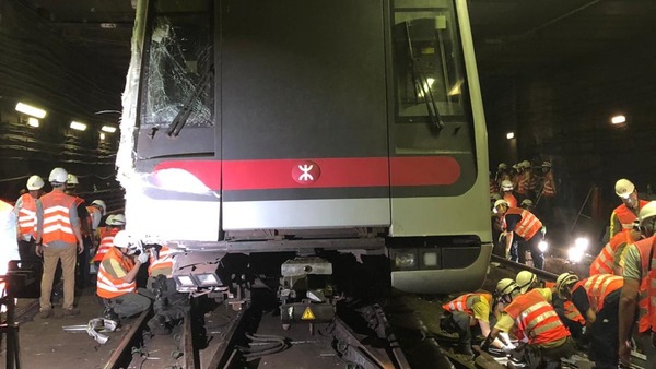 港鐵經過連日搶修後，荃灣綫全綫列車服務今早回復正常。（港鐵提供）