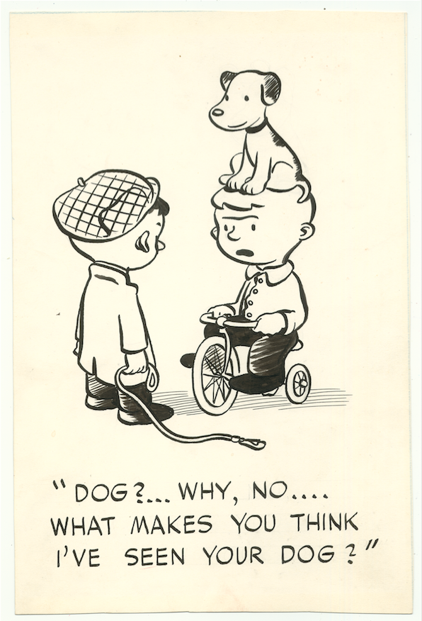 展品中有不少史諾比的初代手稿，那小狗正是史諾比的原型。(Snoopy Museum Tokyo facebook )