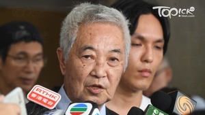 丁屋政策司法覆核案申請人部份勝訴，郭卓堅表明上訴。（曾耀輝攝）