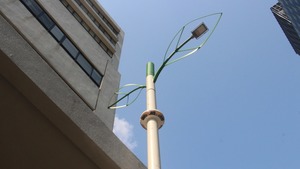 政府正於觀塘、九龍灣及啟德安裝52支智慧燈柱，料今年年中前陸續啟用。（政府資訊科技總監辦公室提供）