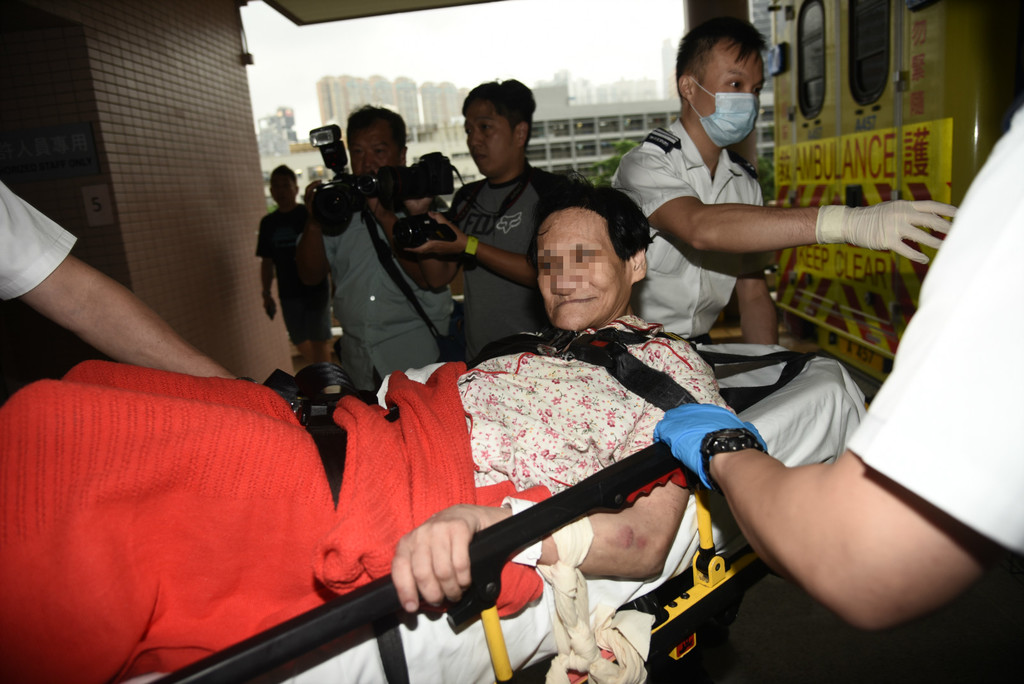 涉案中度智障的馬姓女子被轉送東區醫院。