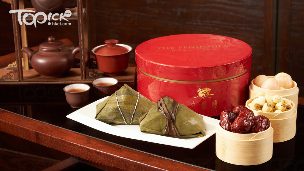 金黃鴛鴦鹼水糭禮盒（相片來源：半島酒店）