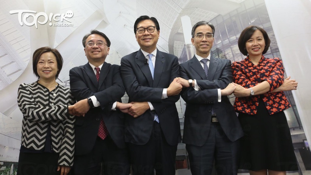 港鐵主席馬時亨(中)將卸任。(張永康攝)