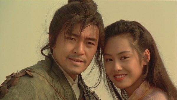 周星馳朱茵因《逃學威龍2》互生情愫，二人合作《西遊記》更是經典。