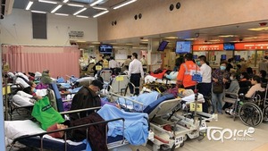 公院急症室2017年中加價至180元後，按年度僅減3萬求診人次。(經濟日報圖片)